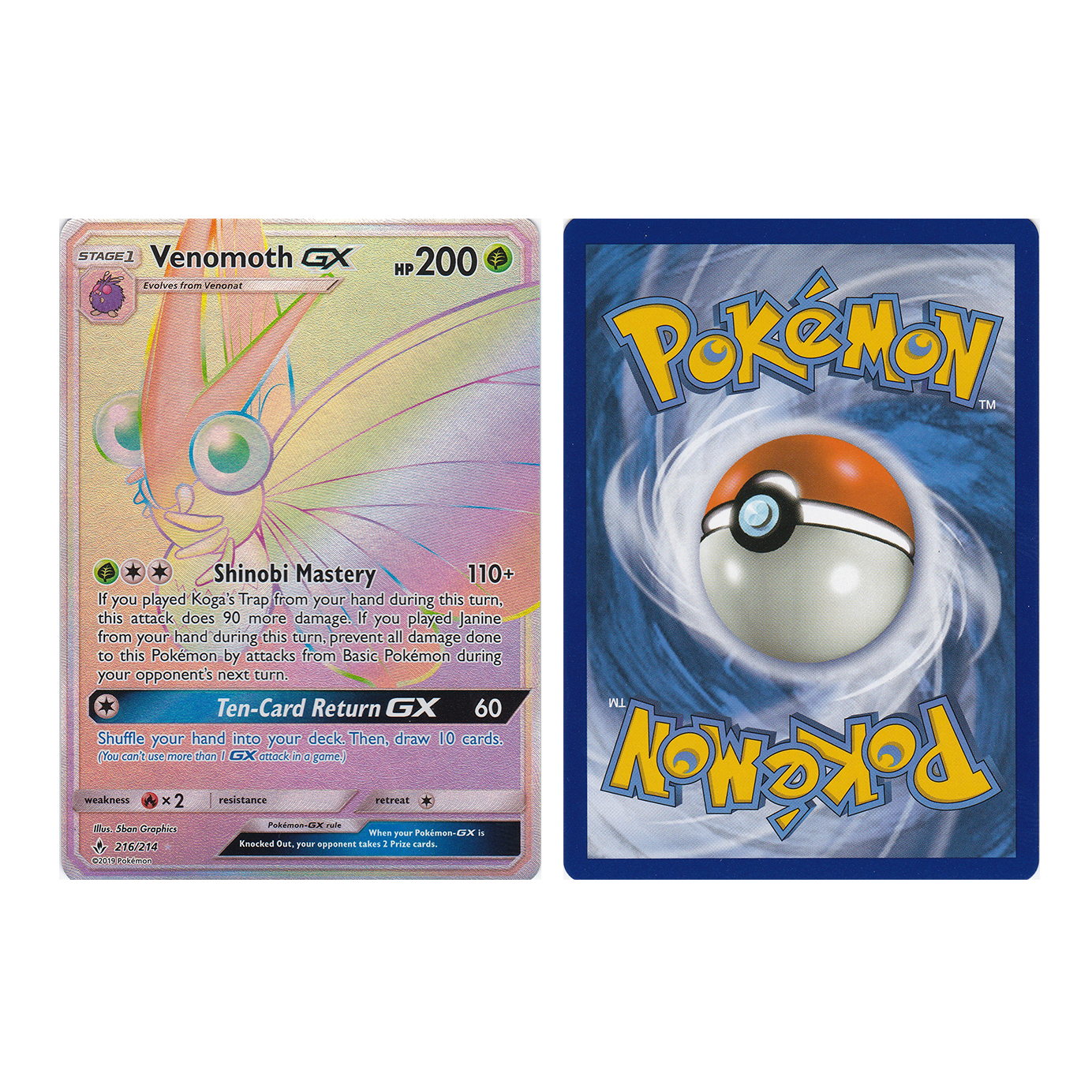 216/214 - Venomoth GX