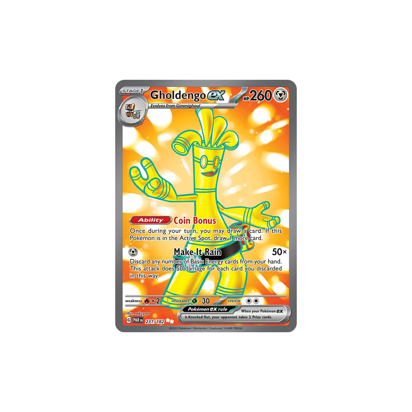 231/182 - Gholdengo ex