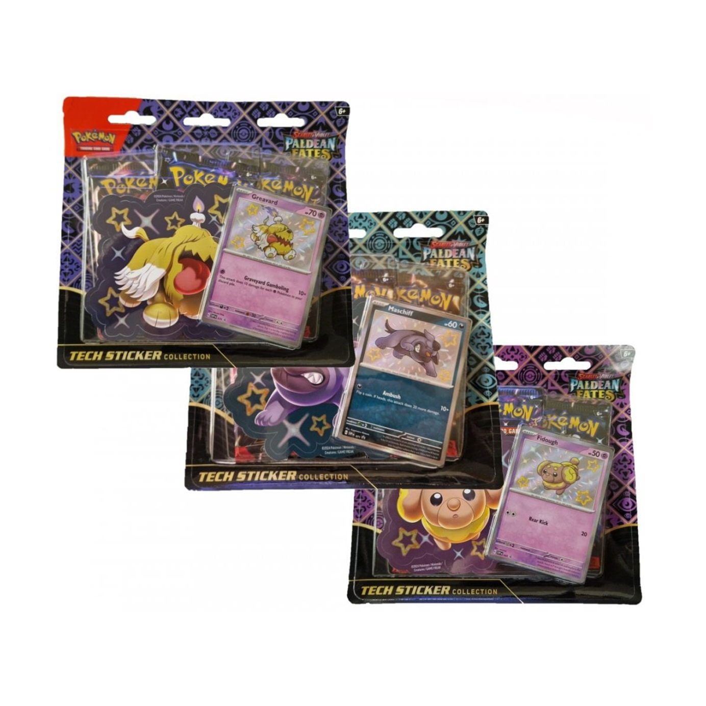 Paldean Fates Tech Sticker Blister x1