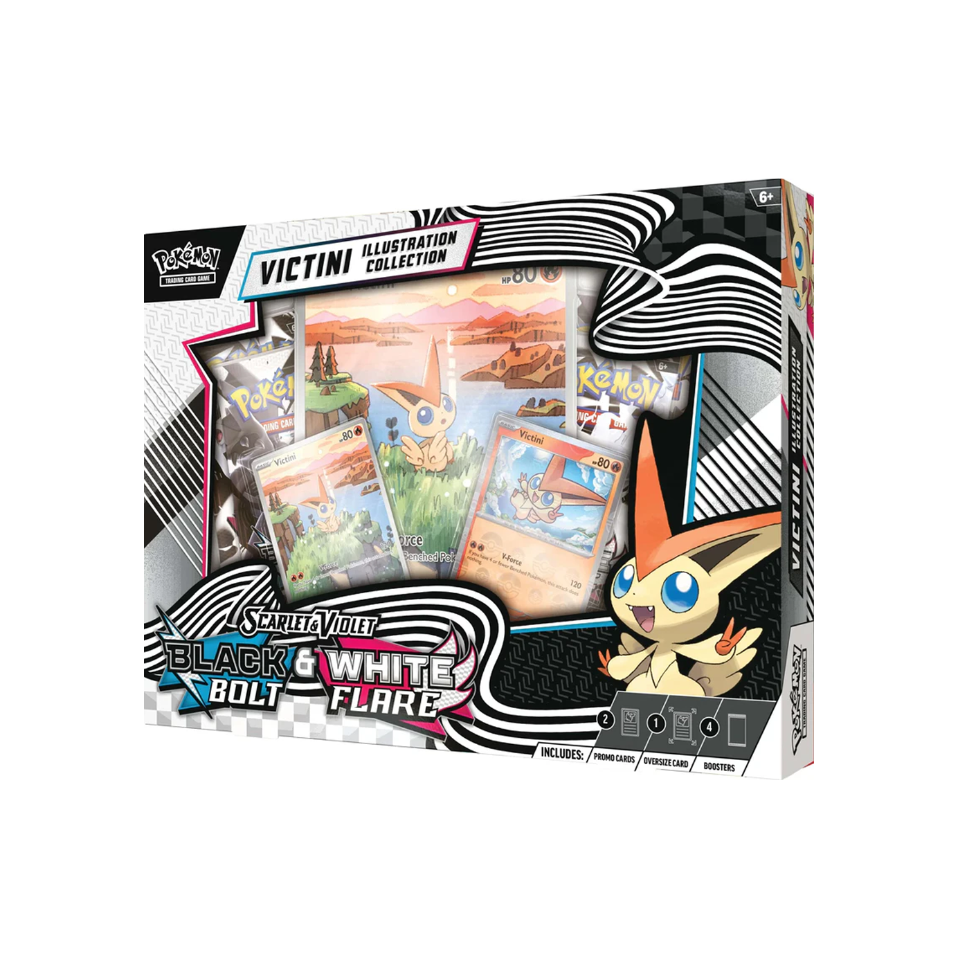 Black Bolt & White Flare - Unova Victini Illustration Collection Box